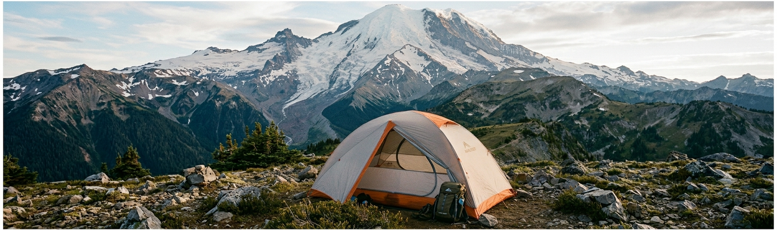 Trail Forge mountain campsite lifestyle image